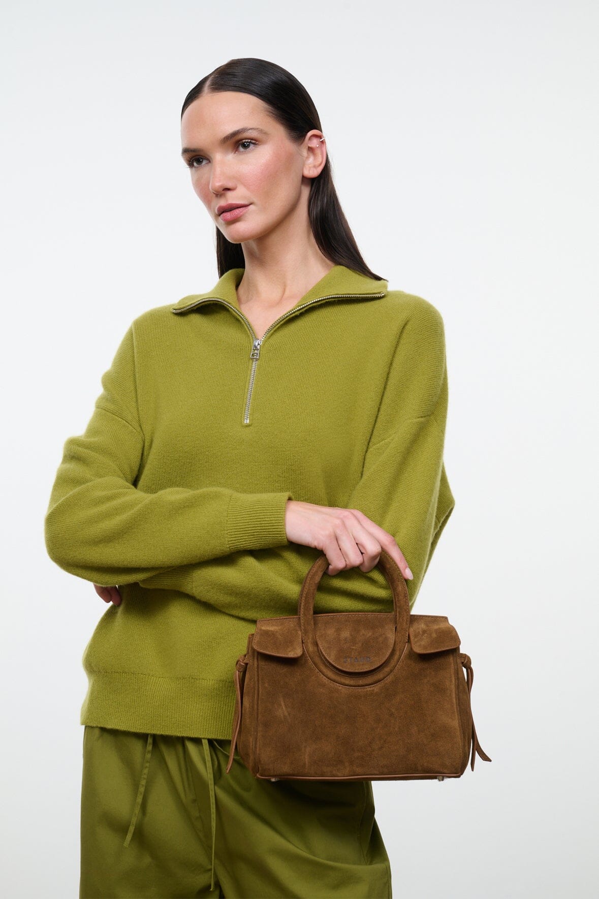 MAUDE MINI CARRYALL | CIGAR