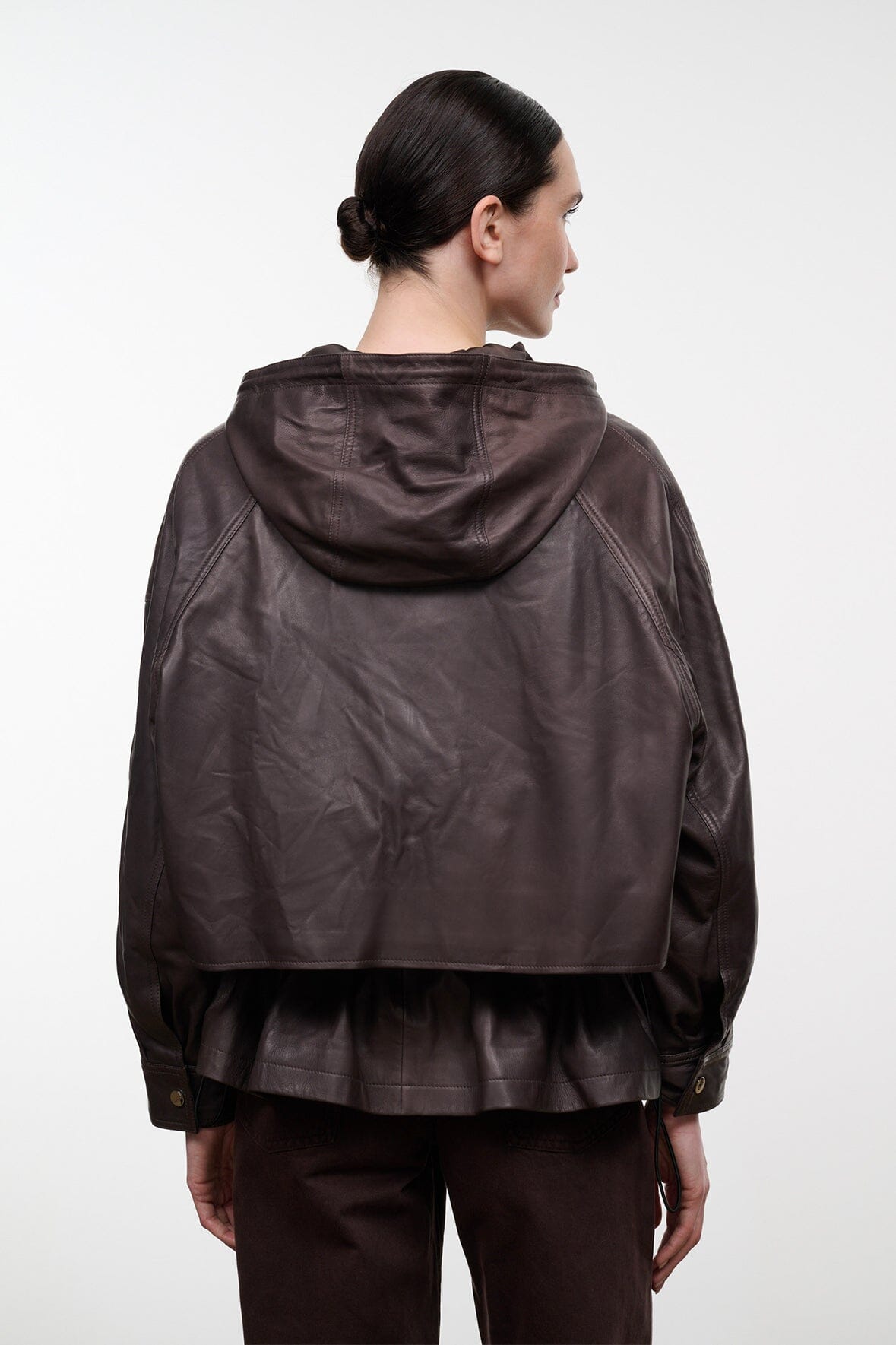 GONDOLA LEATHER JACKET | EARTH
