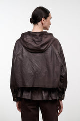 GONDOLA LEATHER JACKET | EARTH