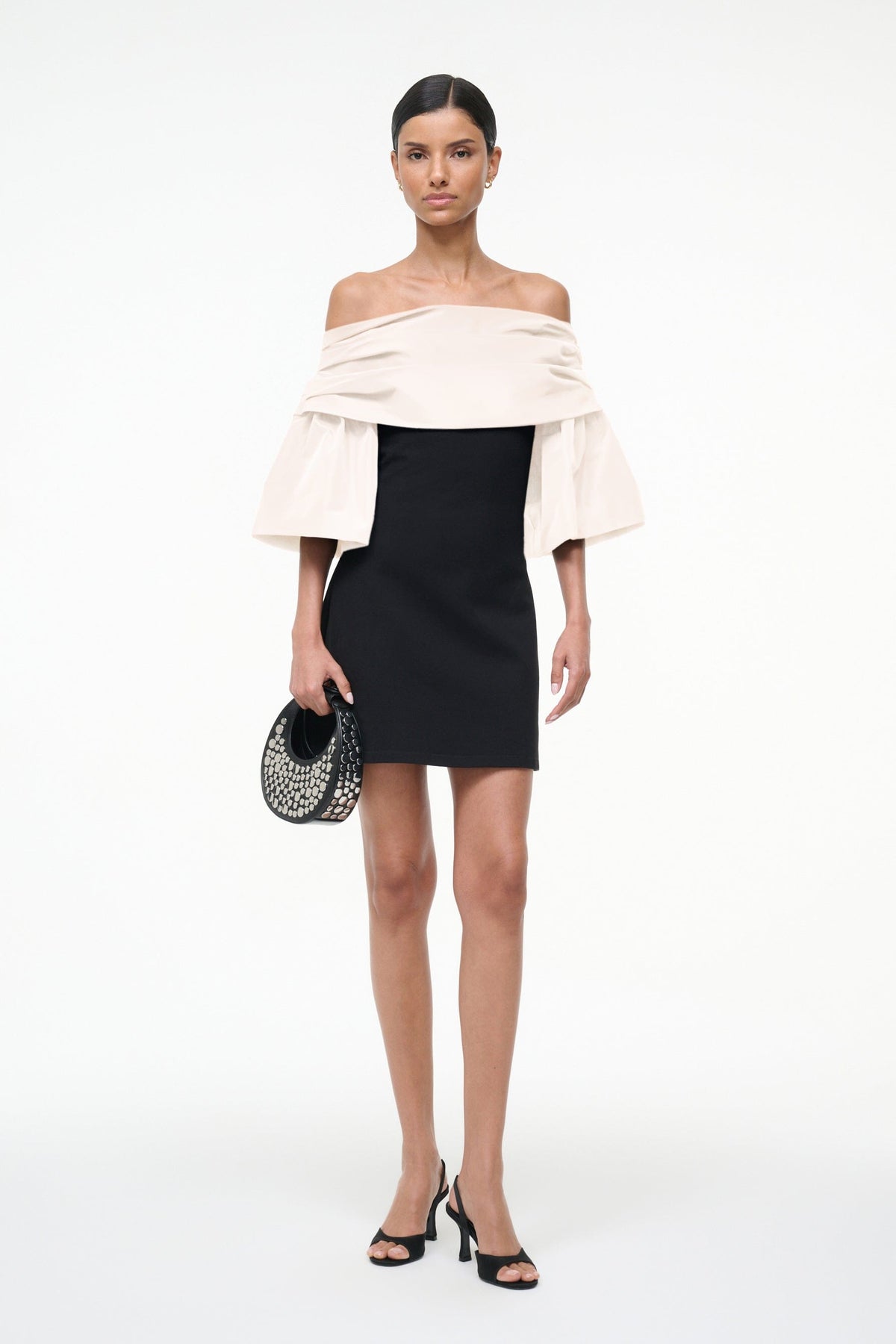 HARPER DRESS | BLACK IVORY