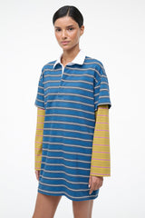 IVAR DRESS | CHARTREUSE STRIPE NAUTIC STRIPE