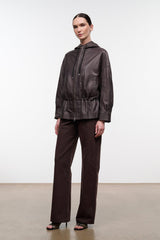 GONDOLA LEATHER JACKET | EARTH