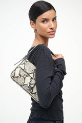 HARLOW BAG | WHITE SNAKE