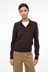 GEMMA CASHMERE SWEATER | DARK CHOCOLATE