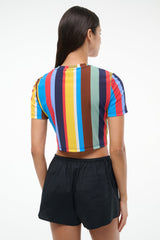 FERNANDA COVERUP TOP | MARKET STRIPE