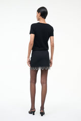TIARA SKIRT | BLACK