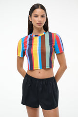 FERNANDA COVERUP TOP | MARKET STRIPE