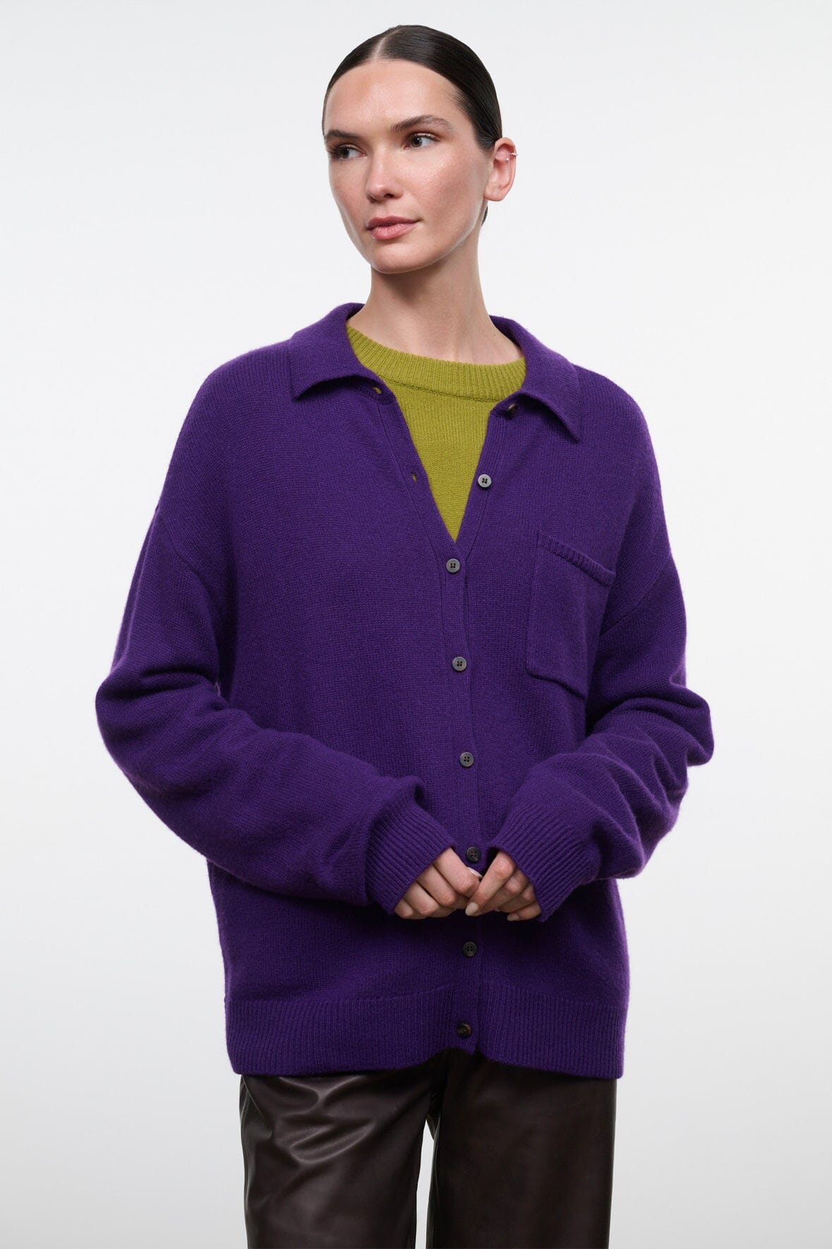 CAMERON CASHMERE CARDIGAN | COSMOS