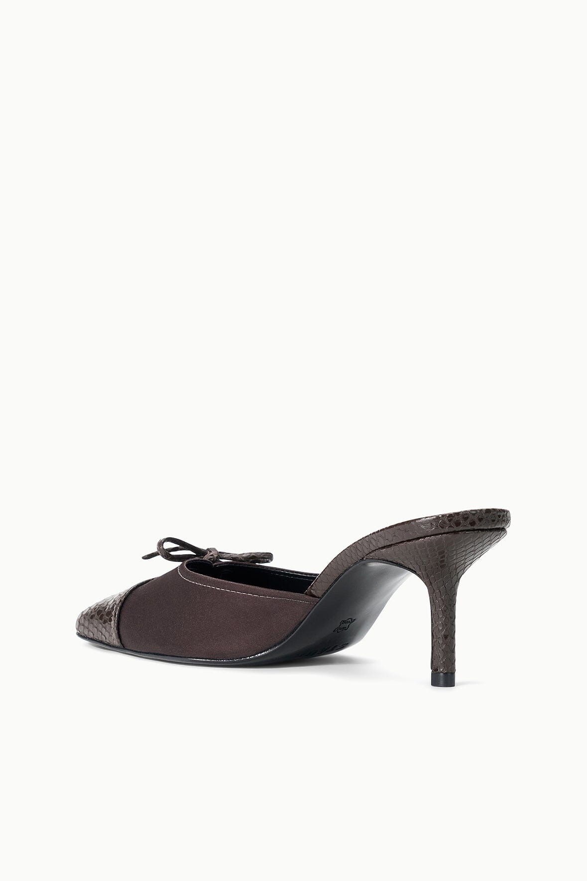 FAYE MULE | ESPRESSO SNAKE