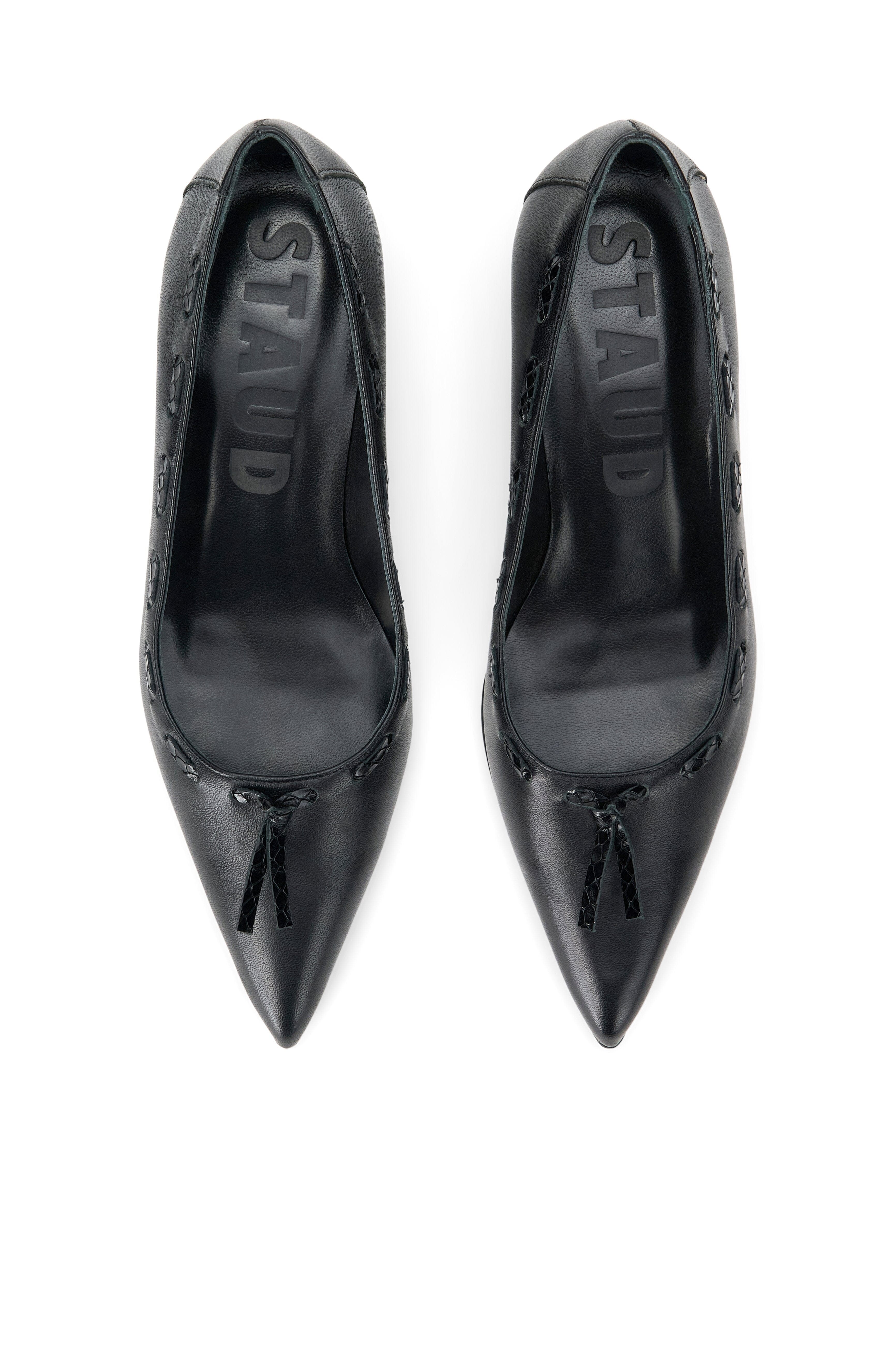 SEBASTIAN KITTEN HEEL PUMP | BLACK