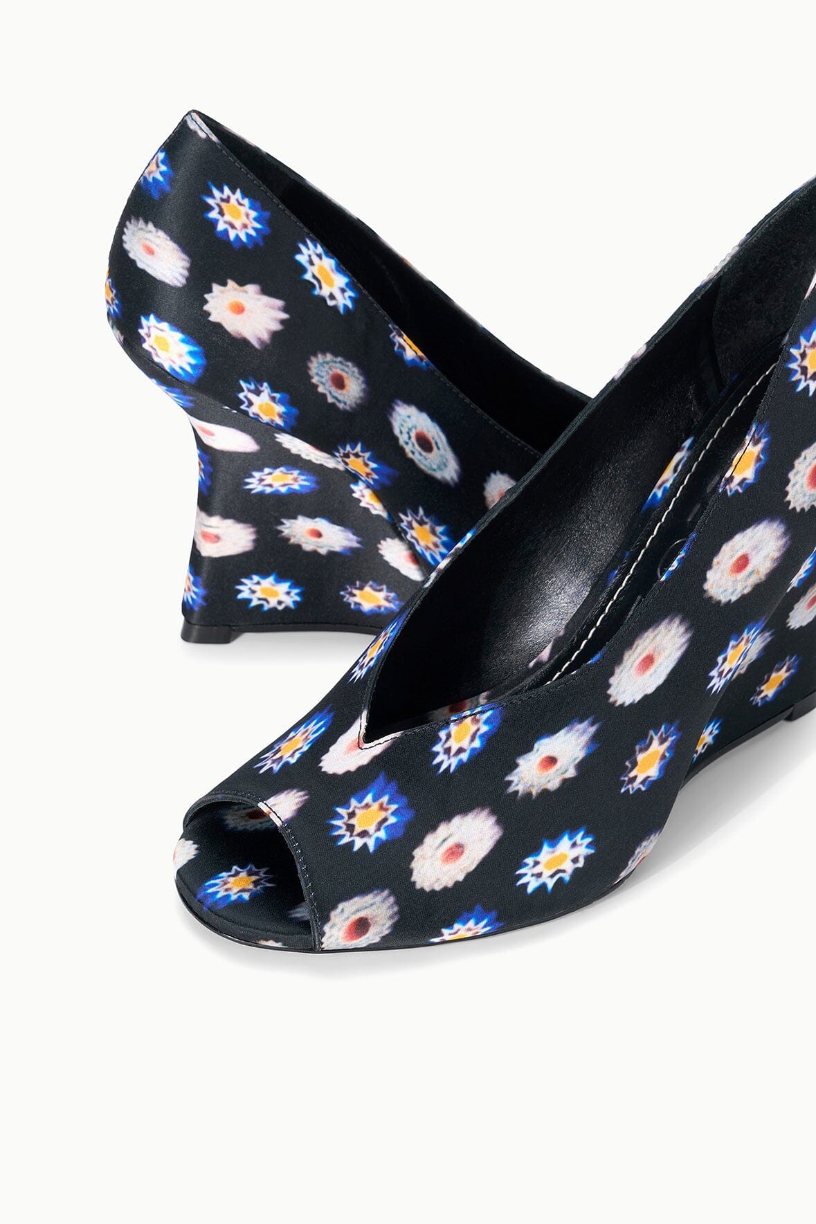 BRIGITTE PEEP TOE WEDGE | GLASSWORK