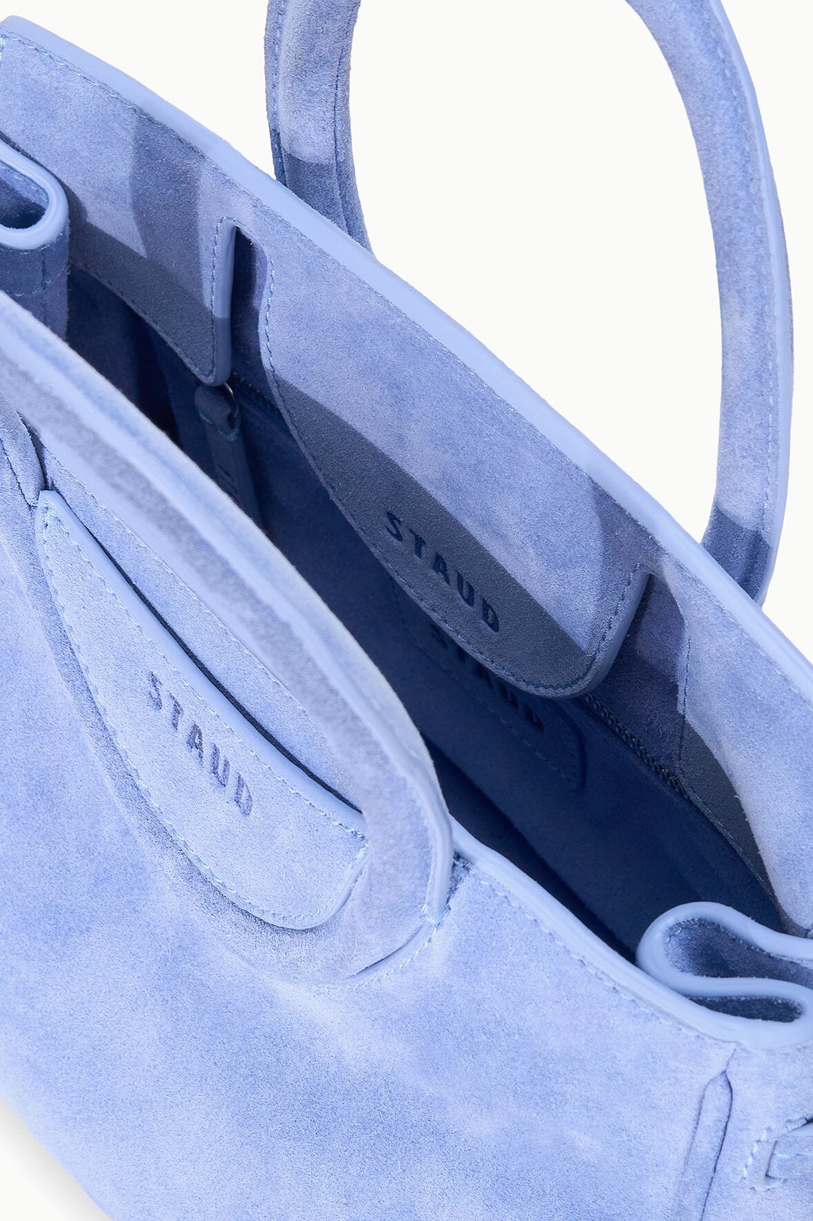 MAUDE MINI CARRYALL | CIELO SUEDE
