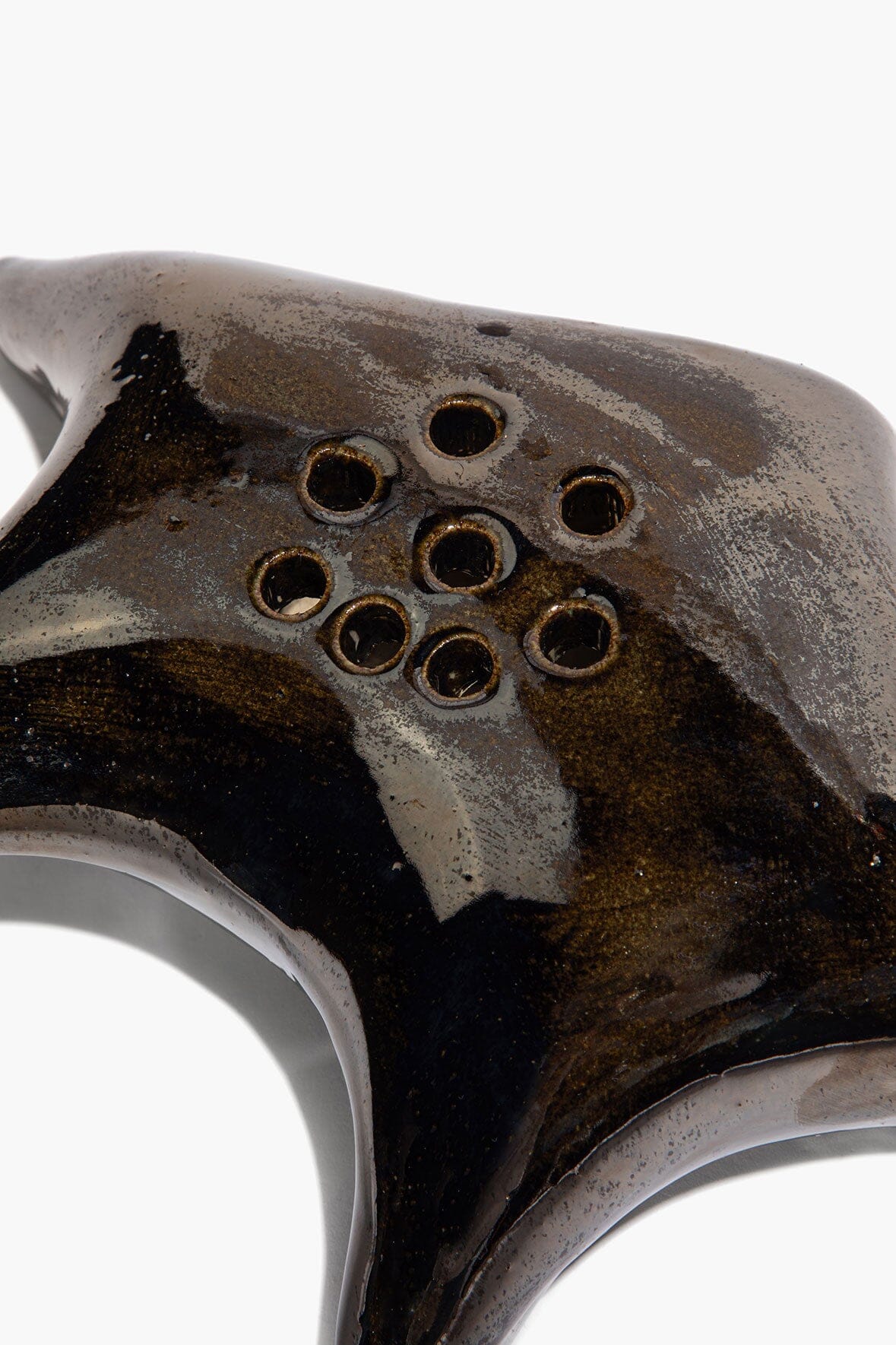 CERAMIC IKEBANA | METALLIC GLAZE