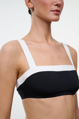 LIV BIKINI TOP | BLACK WHITE
