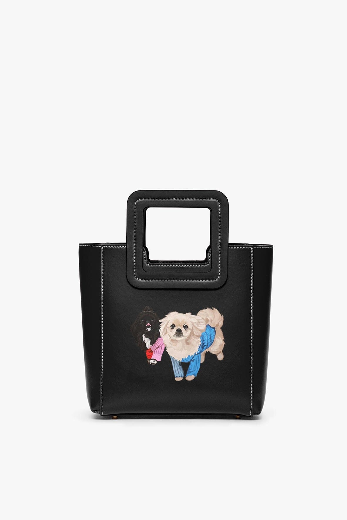 CUSTOM MINI SHIRLEY LEATHER BAG | BLACK
