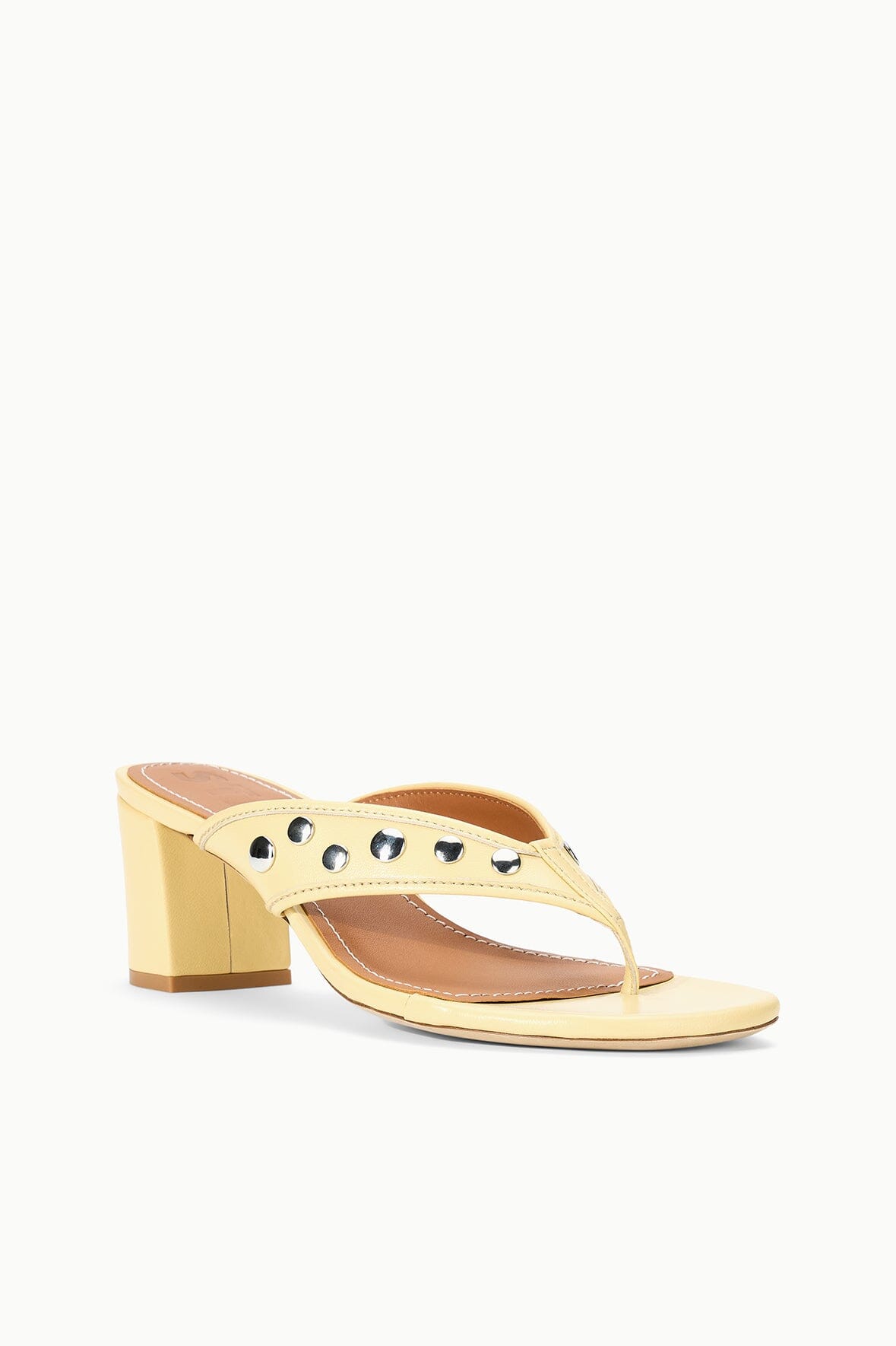 NOVA THONG HEEL | BUTTER STUDS