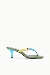 FLYNN KITTEN HEEL | FERN MULTI
