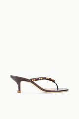 FREJA KITTEN HEEL | WOOD BEADS