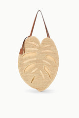 LARGE PALM RAFFIA BAG | NATURAL