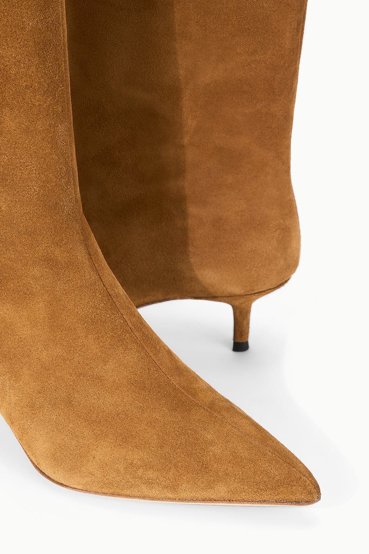 SEBASTIAN KITTEN HEEL BOOT | TAN