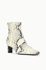 WALLY ANKLE BOOT | WHITE SNAKE